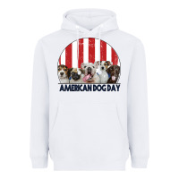 White American Dog Day Heavyweight Hoodie - Bettercallsaul