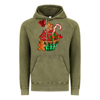 Vintage Olive christmas cupcake Vintage Hoodie - AdoDesignShop