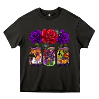Asphalt halloween jars rose Heavy Core Tee - BarkalooDesign
