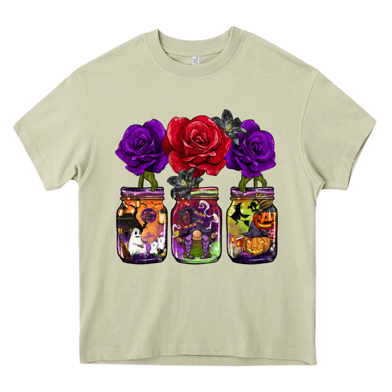 Halloween Jars Rose Heavy Core Tee by BarkalooDesign | Teevron