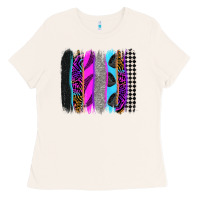 Bone race brushstrokes Ladies Tee - Zillion Design Studio