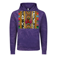 Cloud Purple lady of Guadalupe Vintage Hoodie - Jasminsmagicworld