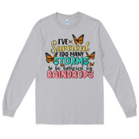 Moon Dust i have survived too many storms to be bothered by raindrops malia Long Sleeve Tee - MaliasSmallBusiness