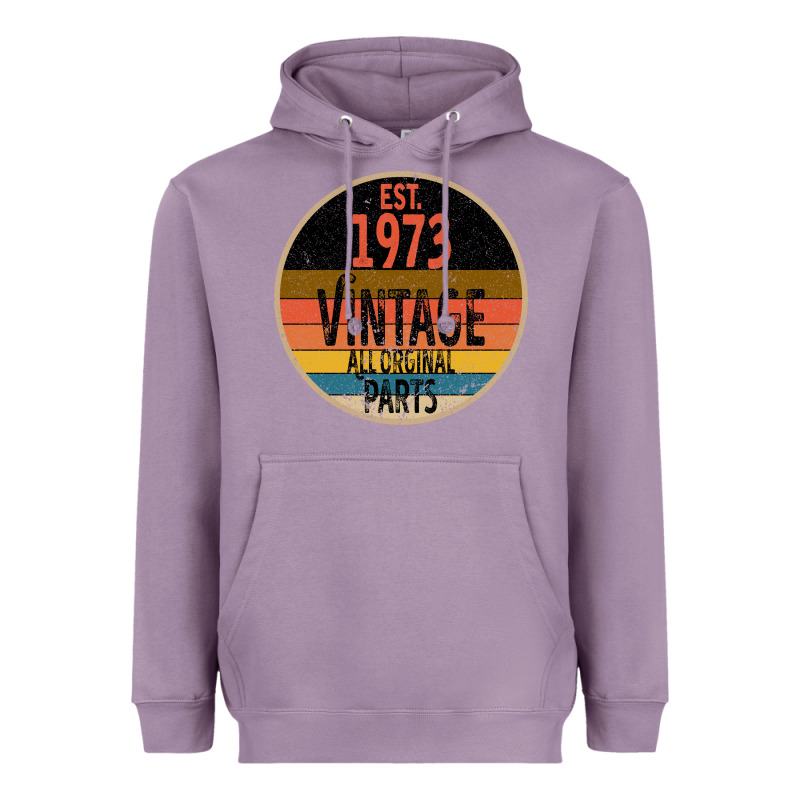 Est 1973 Vintage All Original Parts Heavyweight Hoodie by Bettercallsaul | Teevron