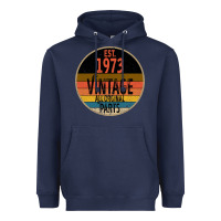 Navy Est 1973 Vintage All Original Parts Heavyweight Hoodie - Bettercallsaul