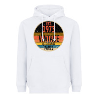 White Est 1973 Vintage All Original Parts Heavyweight Hoodie - Bettercallsaul