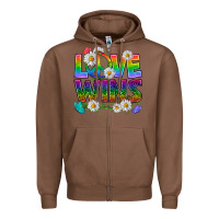 Chestnut Pride LGBTQ+ Love Wins Zipper Hoodie - BundleAndBundleShop