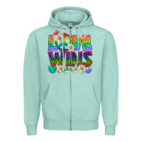 Pride Lgbtq+ Love Wins Zipper Hoodie | Teevron