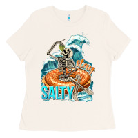 Bone stay salty Ladies Tee - texasbilliewilder