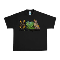 Black Peace Love Baby Baboon Urban Heavy Tee - LillyAllenDesigns