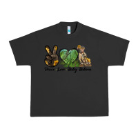 Pigment Black Peace Love Baby Baboon Urban Heavy Tee - LillyAllenDesigns