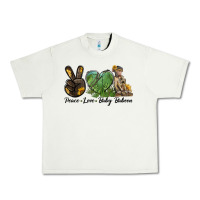 Pistachio Peace Love Baby Baboon Urban Heavy Tee - LillyAllenDesigns