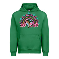 Emerald valentine's day rainbow heart olivia Urban Hoodie - OliviaCreatesArt