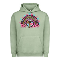 Pigment Oil Green valentine's day rainbow heart olivia Urban Hoodie - OliviaCreatesArt