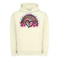 Pigment Pistachio valentine's day rainbow heart olivia Urban Hoodie - OliviaCreatesArt