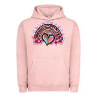 Pigment Salmon valentine's day rainbow heart olivia Urban Hoodie - OliviaCreatesArt