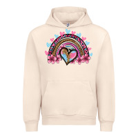 Valentine's Day Rainbow Heart Olivia Urban Hoodie | Teevron