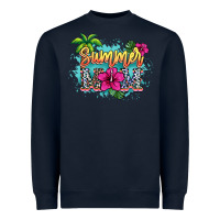 Navy summer mom Heavyweight Sweatshirt - NancyCooperArtShop