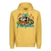 Antique Gold Hey Pumpkin Premium Hoodie - texasbilliewilder