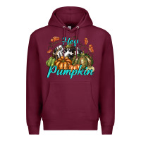 Burgundy Hey Pumpkin Premium Hoodie - texasbilliewilder