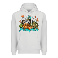 Dove Grey Hey Pumpkin Premium Hoodie - texasbilliewilder