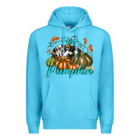 Ocean Blue Hey Pumpkin Premium Hoodie - texasbilliewilder