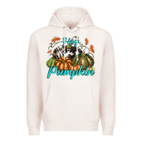 Pale Pink Hey Pumpkin Premium Hoodie - texasbilliewilder