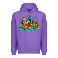 Purple Hey Pumpkin Premium Hoodie - texasbilliewilder