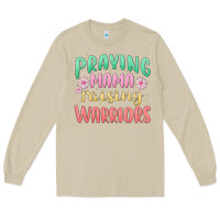 Mushroom prying mama raising warriors malia Long Sleeve Tee - MaliasSmallBusiness