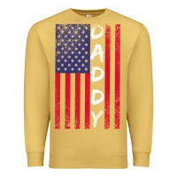 Antique Gold Daddy American Flag Premium Sweatshirt - Bettercallsaul
