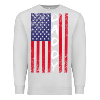 Dove Grey Daddy American Flag Premium Sweatshirt - Bettercallsaul