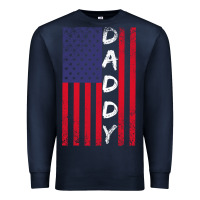 Navy Daddy American Flag Premium Sweatshirt - Bettercallsaul