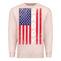 Pale Pink Daddy American Flag Premium Sweatshirt - Bettercallsaul