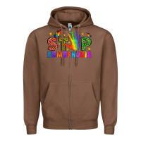 Chestnut Western Stop Homophobia Zipper Hoodie - BundleAndBundleShop