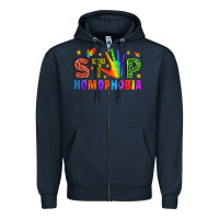 Navy Western Stop Homophobia Zipper Hoodie - BundleAndBundleShop