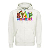 Oatmeal Heather Western Stop Homophobia Zipper Hoodie - BundleAndBundleShop
