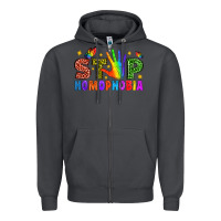 Smoke Western Stop Homophobia Zipper Hoodie - BundleAndBundleShop