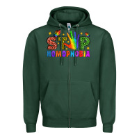 Sports Green Western Stop Homophobia Zipper Hoodie - BundleAndBundleShop