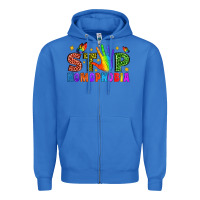 True Royal Western Stop Homophobia Zipper Hoodie - BundleAndBundleShop