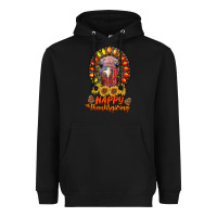 Black happy thanksgiving gemstone Heavyweight Hoodie - RanaPortraitStore