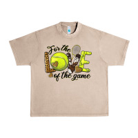 French Oak for the love of the game tennis Urban Heavy Tee - BarkalooDesign