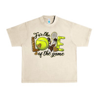 Sandshell for the love of the game tennis Urban Heavy Tee - BarkalooDesign