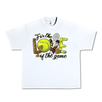 White for the love of the game tennis Urban Heavy Tee - BarkalooDesign