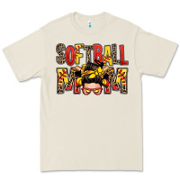 Bone softball mom messy bun Premium Tee - Zillion Design Studio