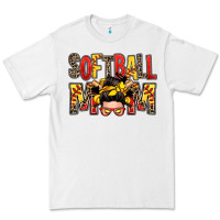 White softball mom messy bun Premium Tee - Zillion Design Studio