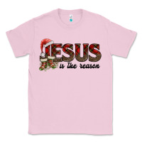 Bubblegum Pink jesus in the reason Classic Tee - AdoDesignShop