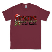 Burgundy jesus in the reason Classic Tee - AdoDesignShop
