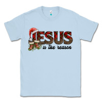 Dusty Blue jesus in the reason Classic Tee - AdoDesignShop