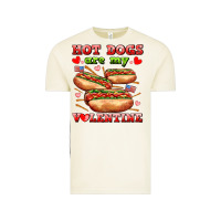 Hot Dogs Are My Valentine Vintage Tee | Teevron