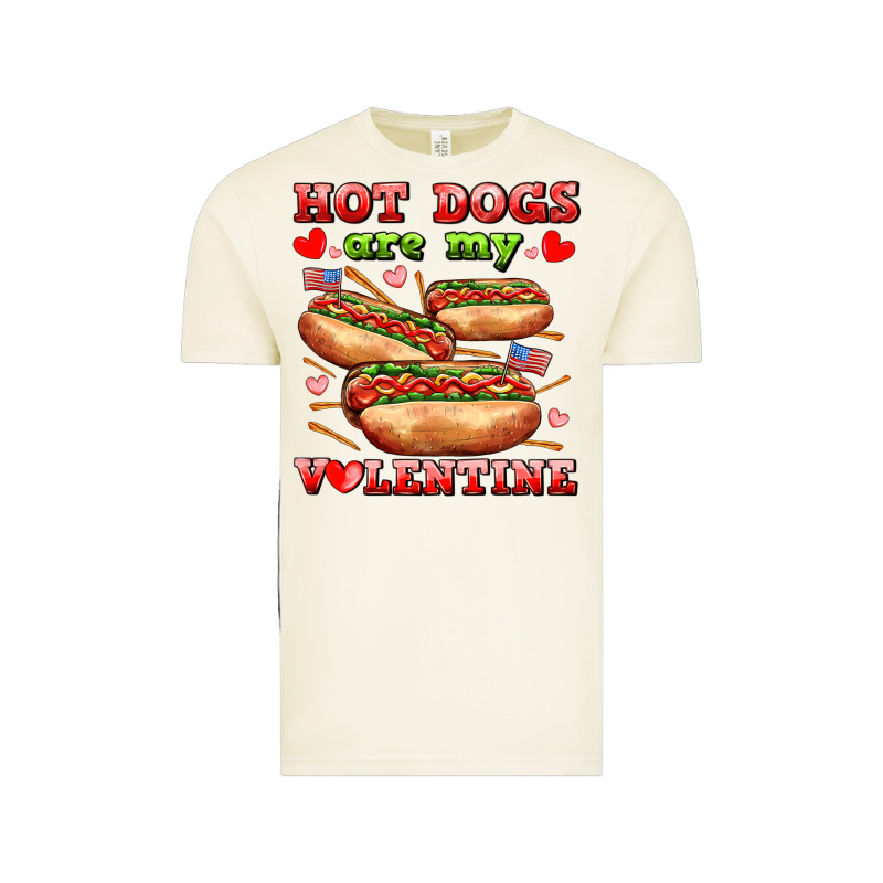 Hot Dogs Are My Valentine Vintage Tee by AdoDesignShop | Teevron